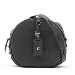 Louis Vuitton Monogram Empreinte Boîte Chapeau Souple PM M45649 DU4280 Black