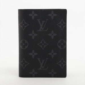 Louis Vuitton Eclipse Couverture Pass Paul M64501 Black Passport case