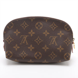 Louis Vuitton Monogram Pochette cosmetic M47515 CA0031 Brown Pouch