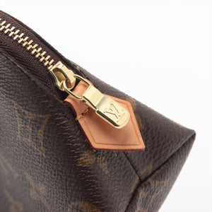 Louis Vuitton Monogram Pochette cosmetic M47515 CA0031 Brown Pouch