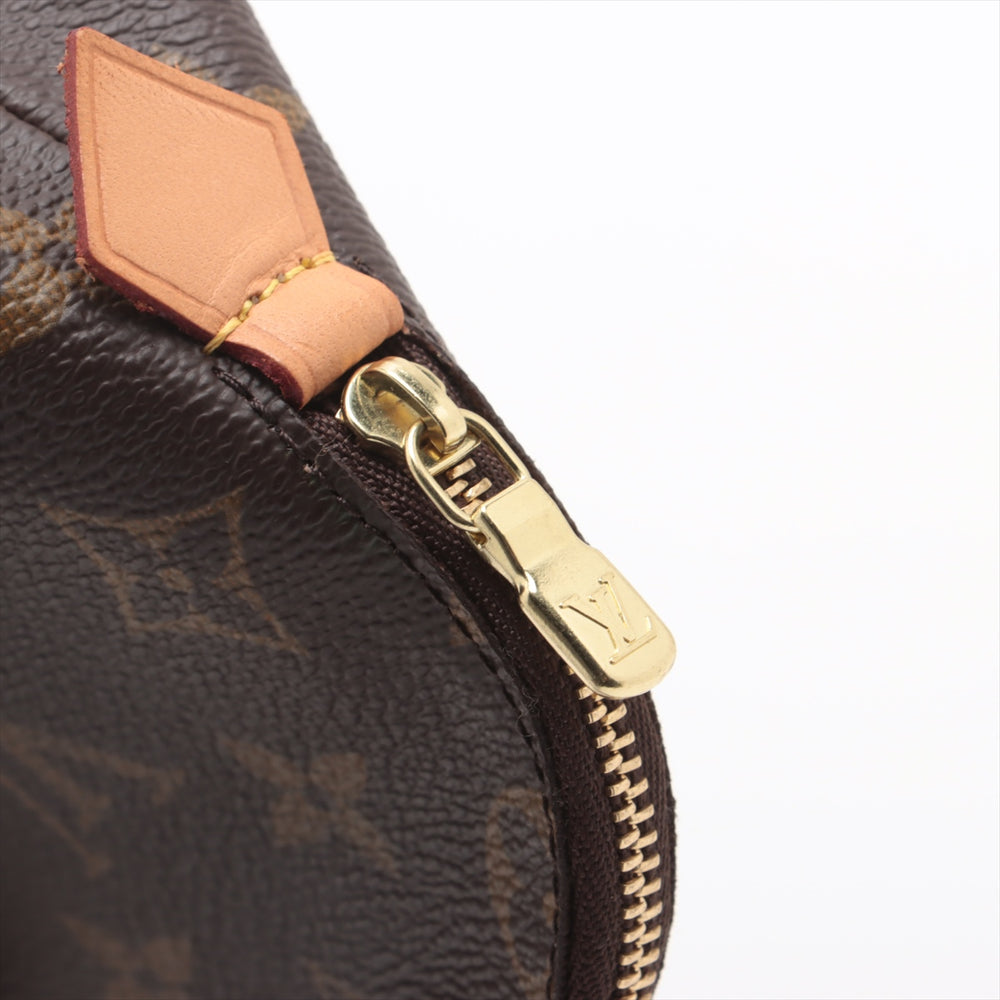 Louis Vuitton Monogram Pochette cosmetic M47515 CA0031 Brown Pouch