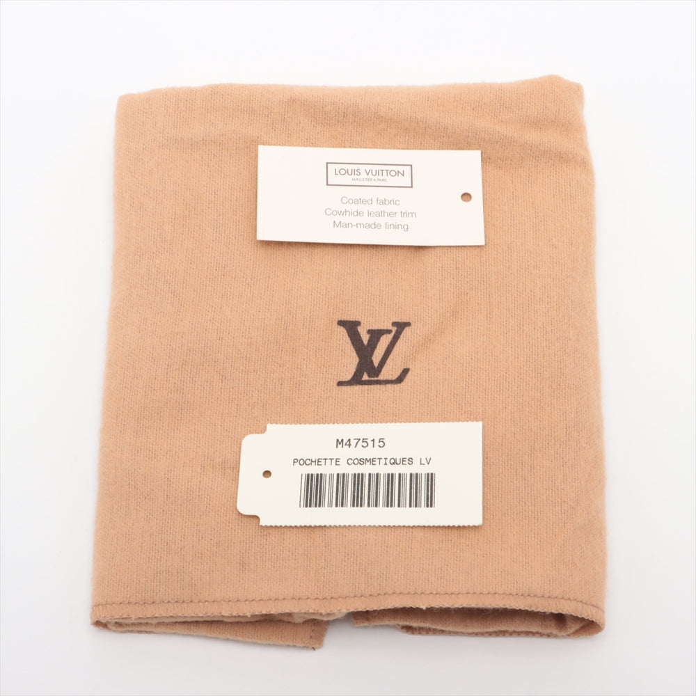 Louis Vuitton Monogram Pochette cosmetic M47515 CA0031 Brown Pouch