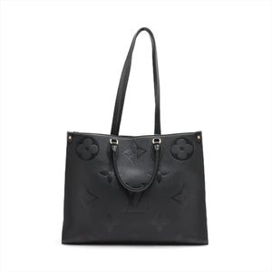 Louis Vuitton monogram empreinte On the Go GM M44925 Black