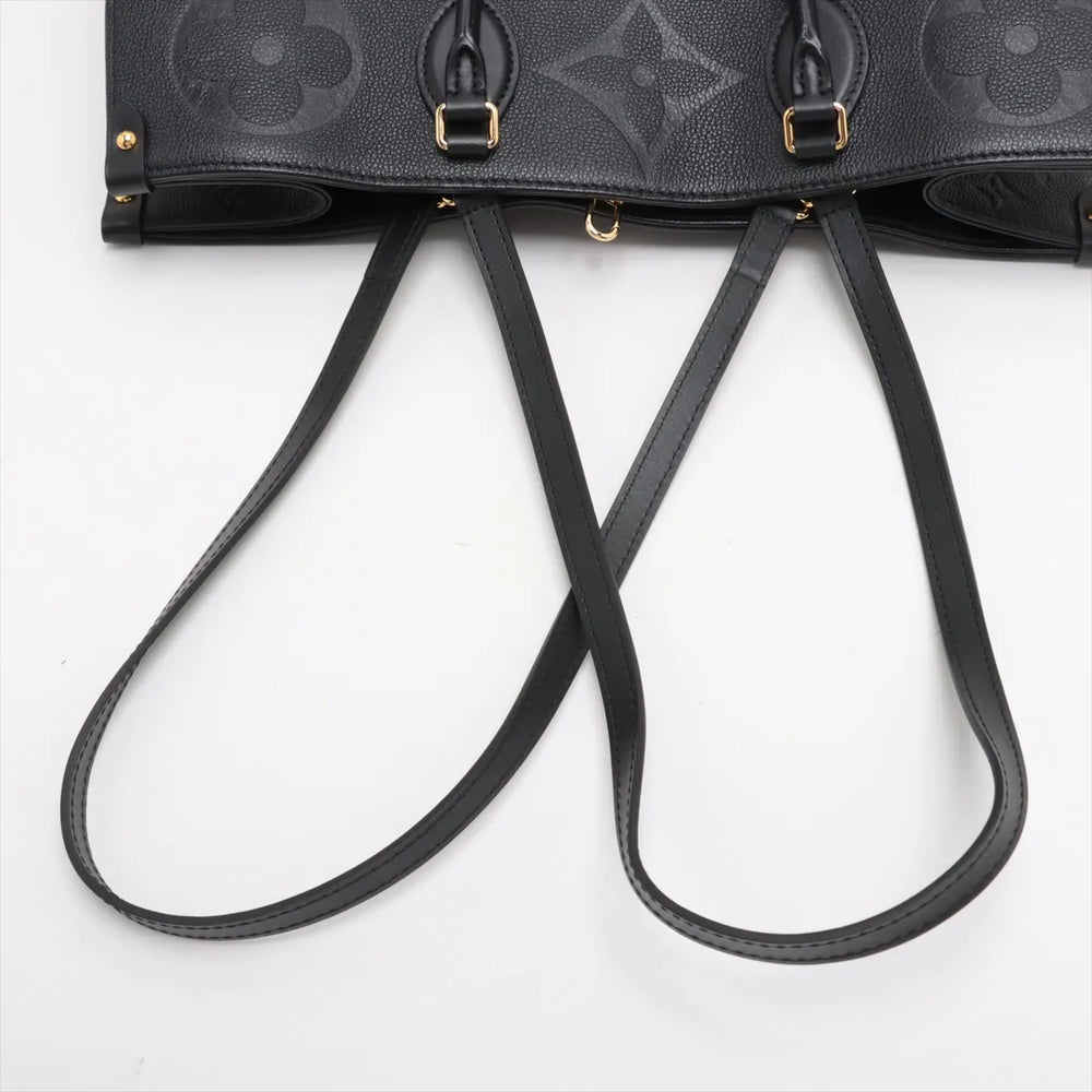 Louis Vuitton monogram empreinte On the Go GM M44925 Black