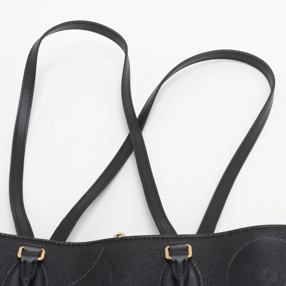Louis Vuitton monogram empreinte On the Go GM M44925 Black