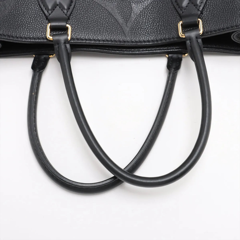 Louis Vuitton monogram empreinte On the Go GM M44925 Black