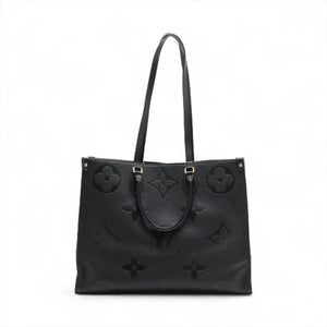 Louis Vuitton monogram empreinte On the Go GM M44925 Black