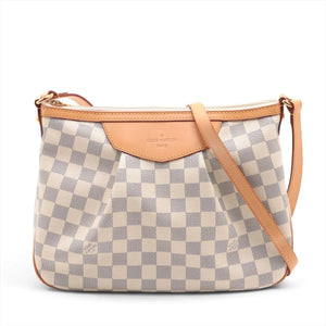 Louis Vuitton Damier Azul Siracusa PM N41113 SP0142 Brown