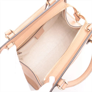 Gucci Soho Leather 2 Way Handbag Beige 607722