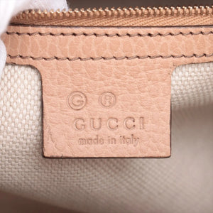 Gucci Soho Leather 2 Way Handbag Beige 607722
