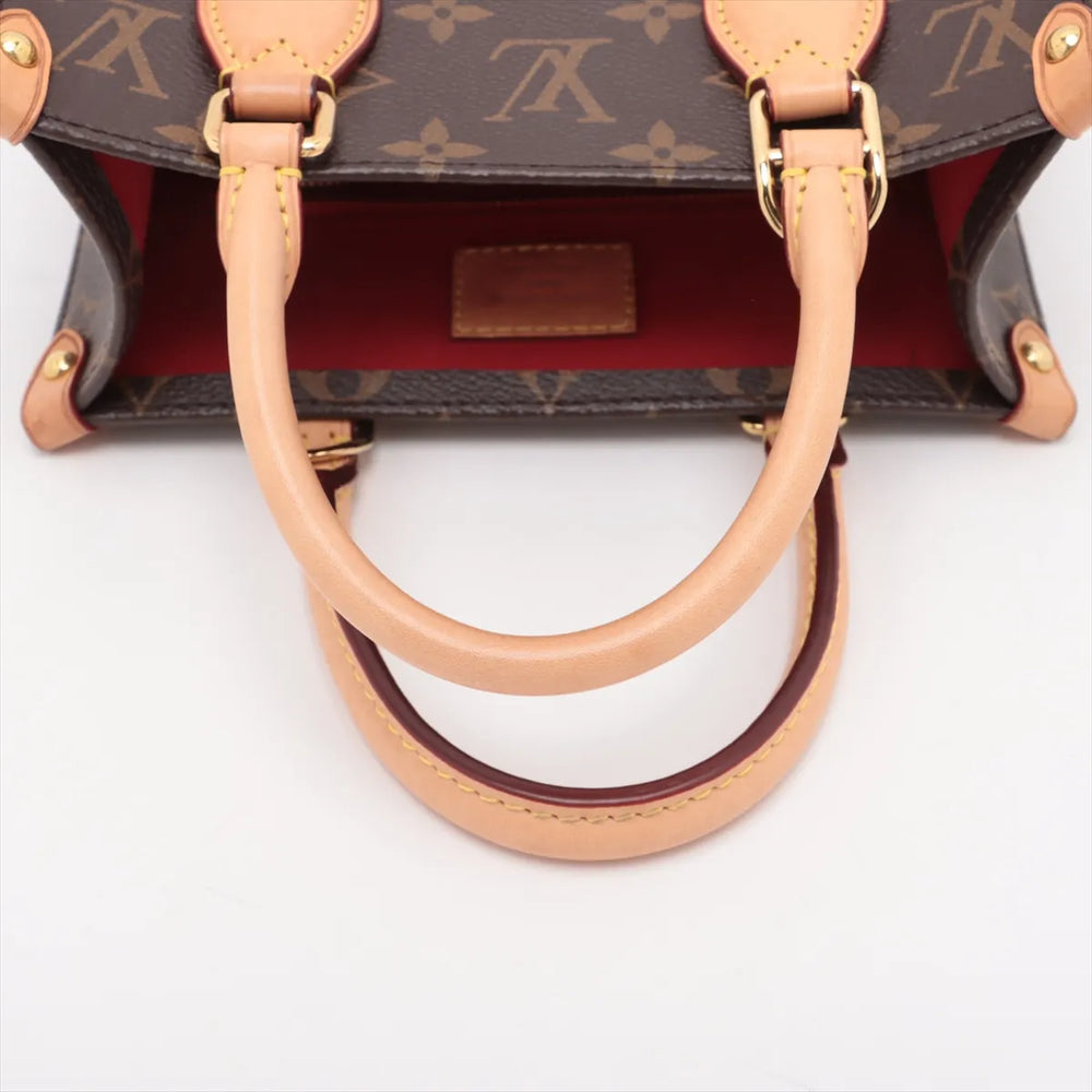 Louis Vuitton Monogram Sac Plat BB M45847 Brown