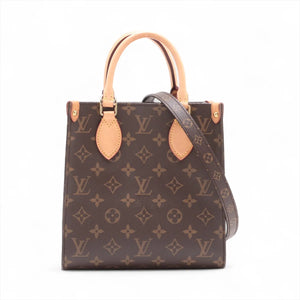 Louis Vuitton Monogram Sac Plat BB M45847 Brown