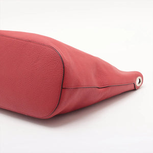 Prada Vitello Phenix Leather Shoulder bag Red 1BE023