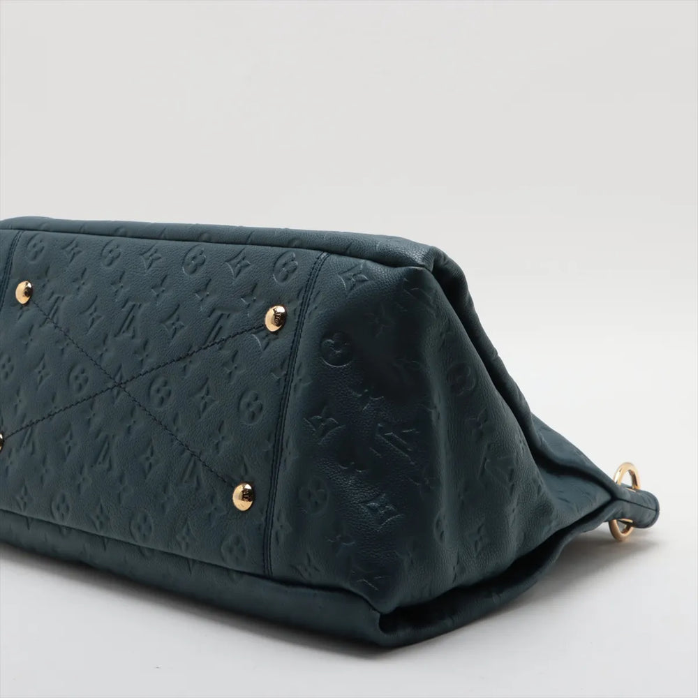 Louis Vuitton monogram empreinte Artsy MM M40790 TR2160 Navy Blue
