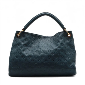 Louis Vuitton monogram empreinte Artsy MM M40790 TR2160 Navy Blue