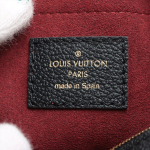 Louis Vuitton Monogram Empreinte Multi Pochette Accessoires M45777 black x beige