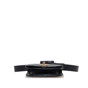 Chanel Quilted CC Caviar Belt Bag Black