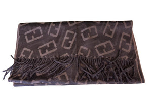 Fendi Brown Scarf with Tag