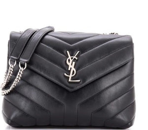 YSL LouLou Small Black SHW