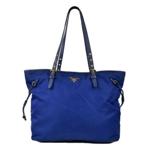 Prada Blue Nylon Tote Bag
