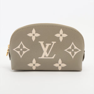 Louis Vuitton bicolor monogram empreinte Pochette cosmetic M82493