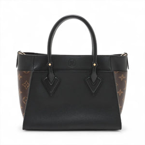 Louis Vuitton Monogram On My Side PM M57728 Black x brown