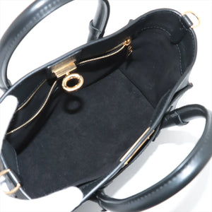 Louis Vuitton Monogram On My Side PM M57728 Black x brown