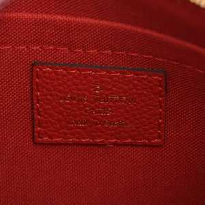 Louis Vuitton Monogram Pallas Clutch M41638 CI3147 brown x red