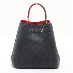 Louis Vuitton Monogram Empreinte Neonoe M45306 Marine Rouge