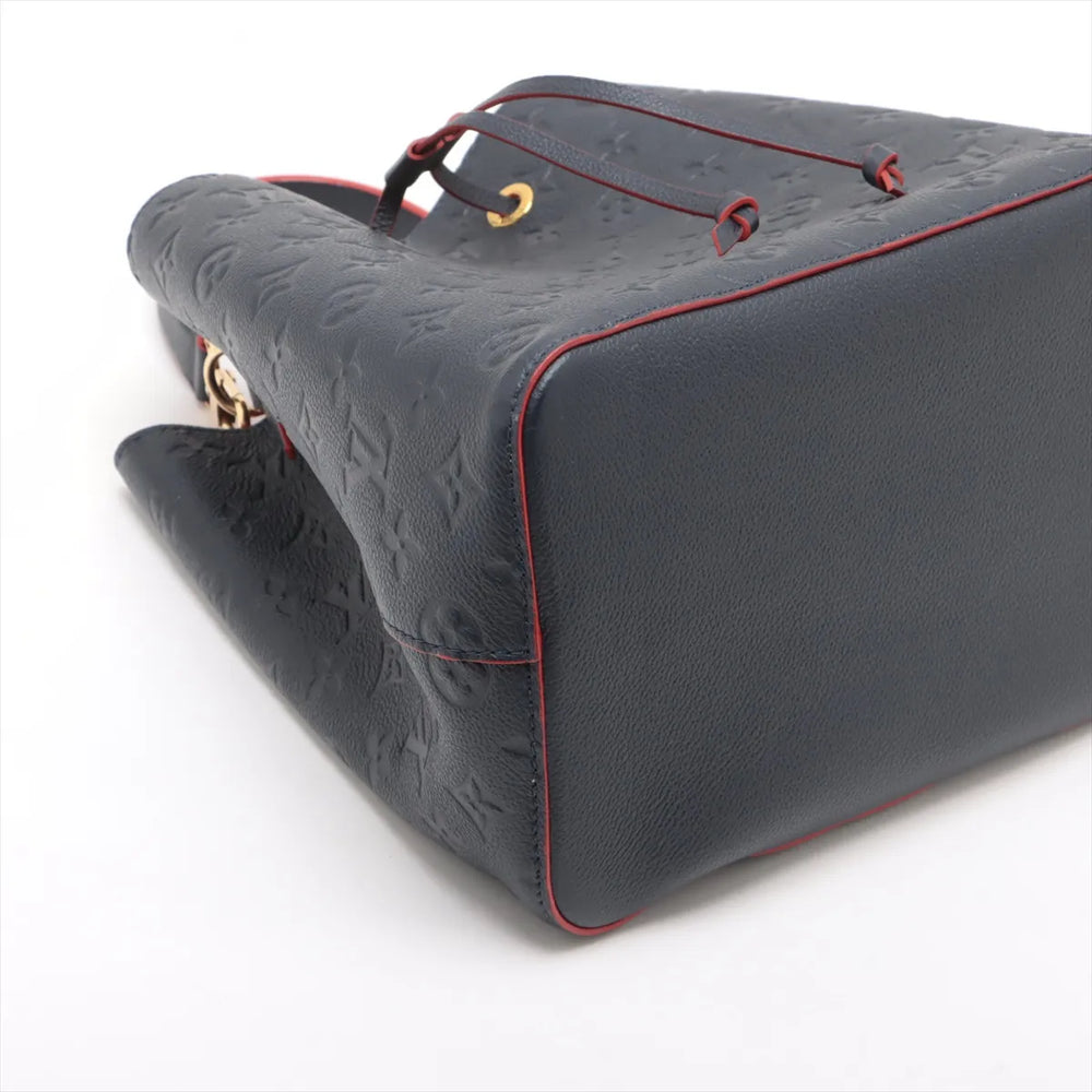 Louis Vuitton Monogram Empreinte Neonoe M45306 Marine Rouge