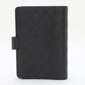 Chanel Bicolore Caviar Skin Notebook cover Black Gold Metal Fittings 4464662