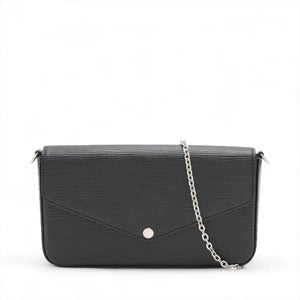 Louis Vuitton Epi Pochette Félicie M62648 TJ0148 Black
