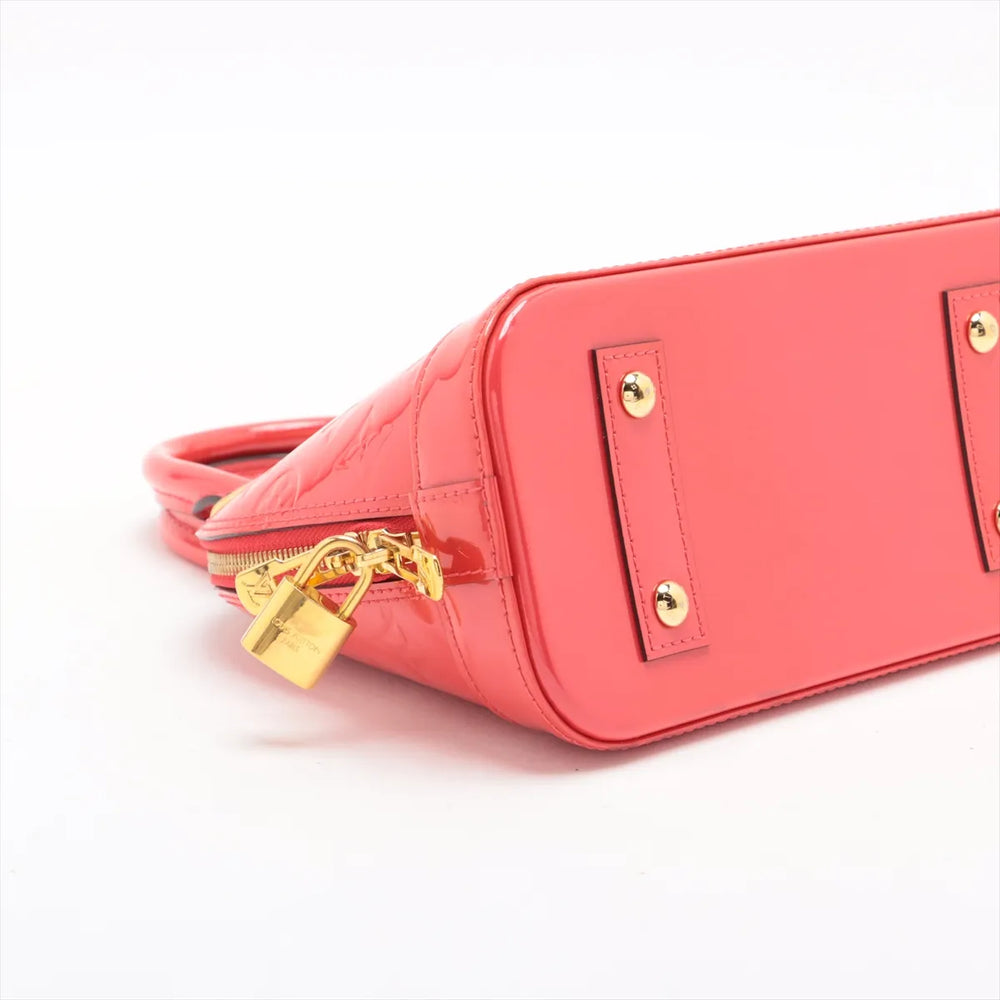 Louis Vuitton Vernis Alma BB M91771 CT1196 Pink