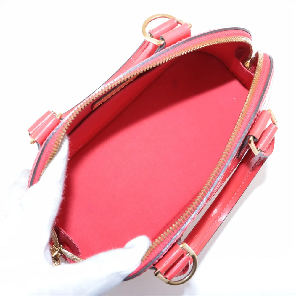 Louis Vuitton Vernis Alma BB M91771 CT1196 Pink