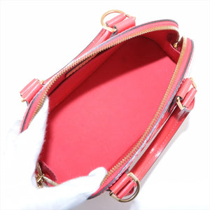 Louis Vuitton Vernis Alma BB M91771 CT1196 Pink