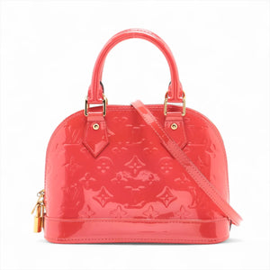 Louis Vuitton Vernis Alma BB M91771 CT1196 Pink