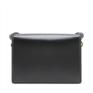 Gucci Double G Leather Shoulder bag Black 589471