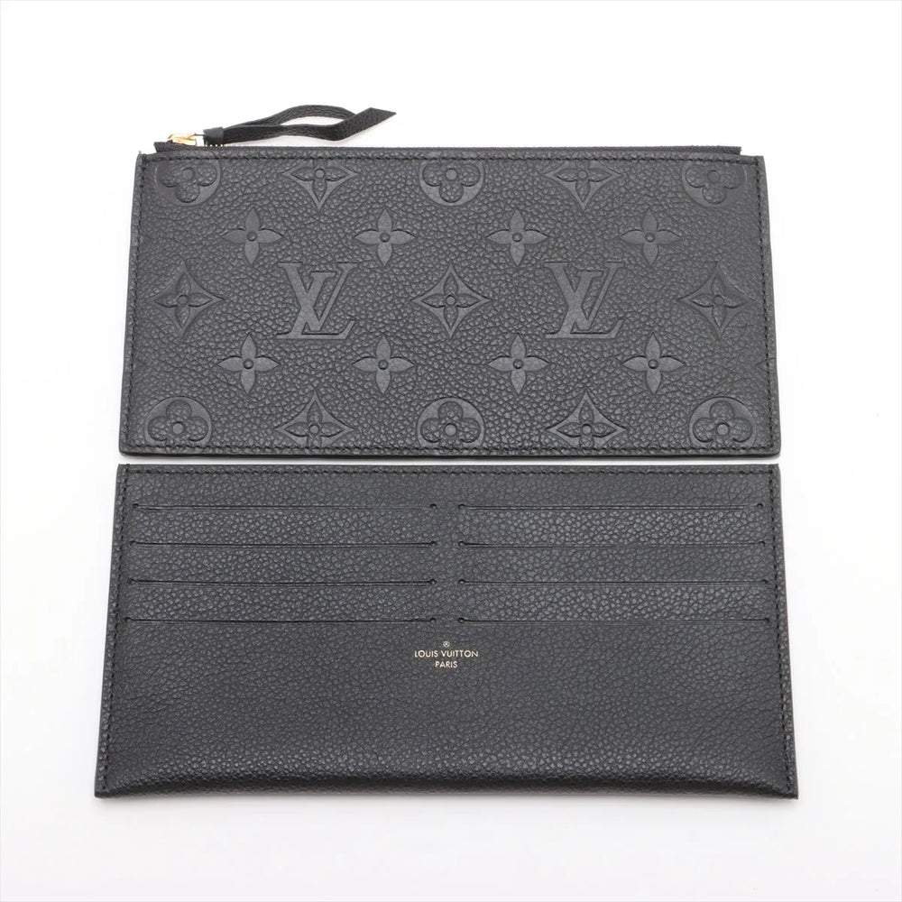 Louis Vuitton Monogram Empreinte Pochette Felicie M82477 Black