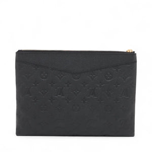 Louis Vuitton monogram empreinte Dairy pouch M62937 TN2149 Black