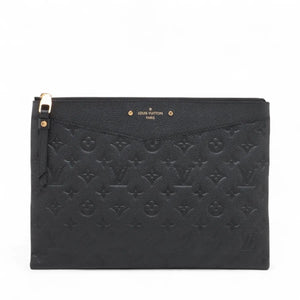 Louis Vuitton monogram empreinte Dairy pouch M62937 TN2149 Black