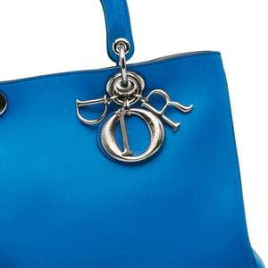 
            
                Load image into Gallery viewer, Christian Dior Large Diorissimo Satchel Blue
            
        