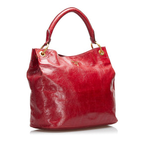 
            
                Load image into Gallery viewer, Prada Leather Tote Red
            
        