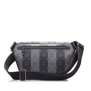 
            
                Load image into Gallery viewer, Louis Vuitton Monogram Eclipse Stripes Modular Sling Bag Black
            
        