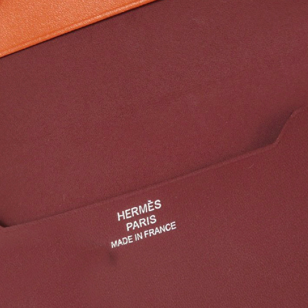 Hermès Manhattan Card Case Orange