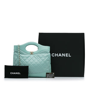 Chanel Large 31 Satchel Blue