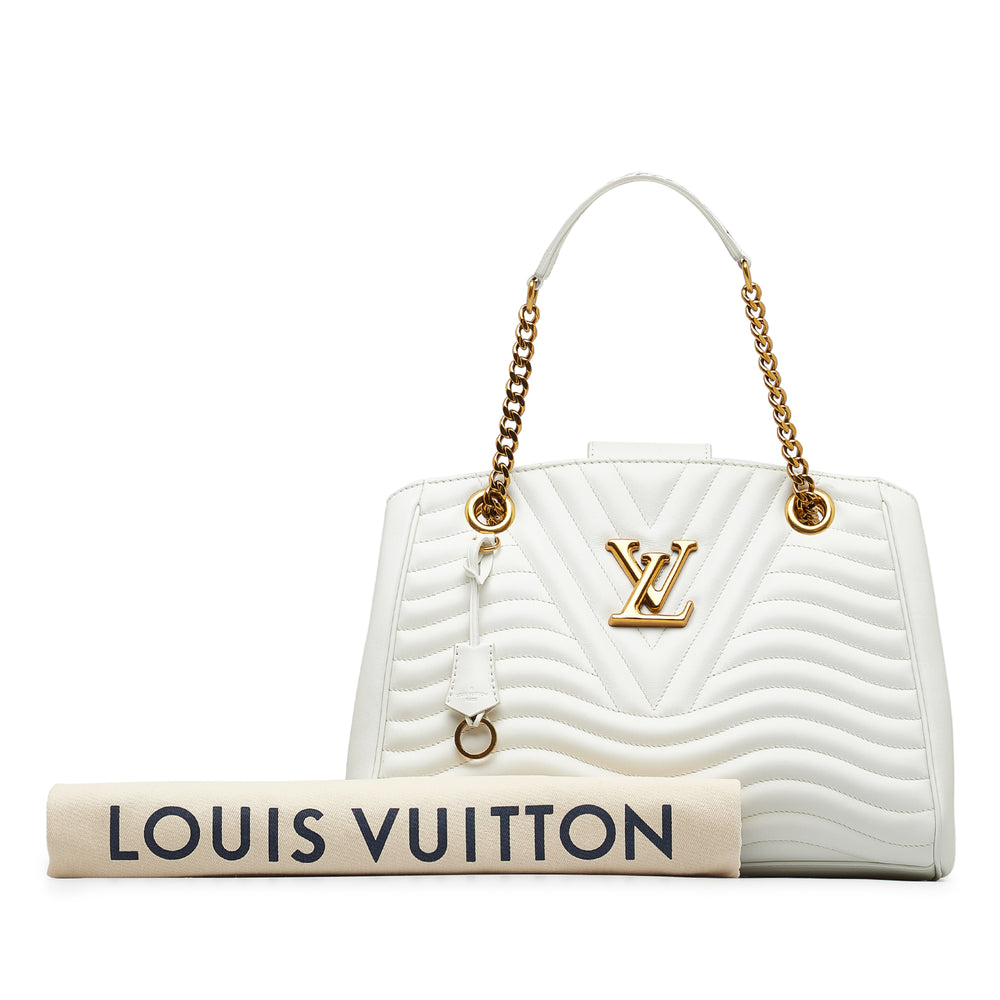 Louis Vuitton Wave Chain Tote White