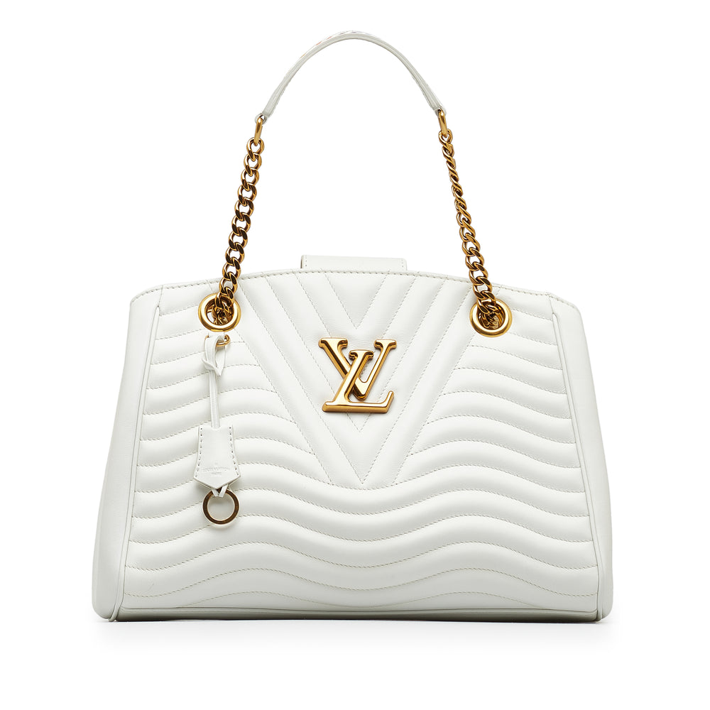 Louis Vuitton Wave Chain Tote White