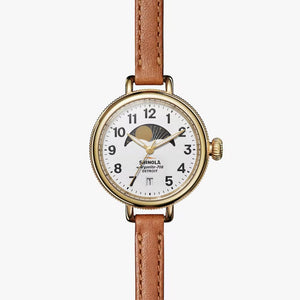 
            
                Load image into Gallery viewer, Shinola The Birdy Moon Phase 34mm
            
        