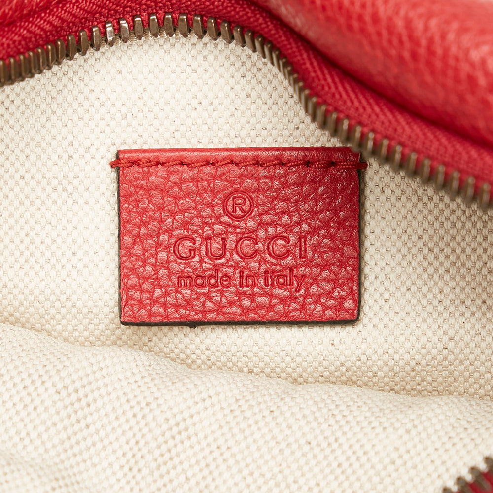 Gucci Gucci Logo Belt Bag Red