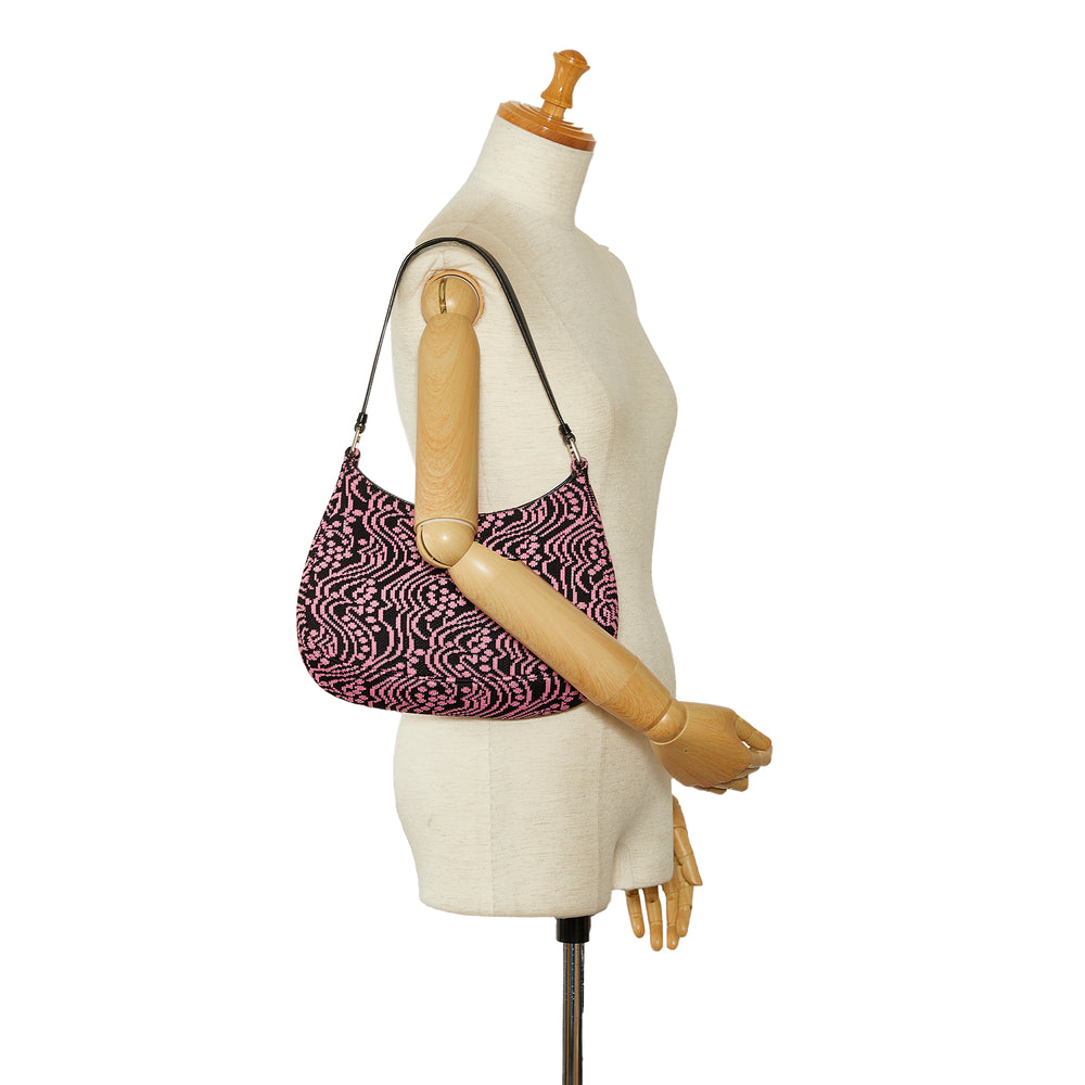 
            
                Load image into Gallery viewer, Prada Maglia Jacquard Cleo Bag Pink
            
        